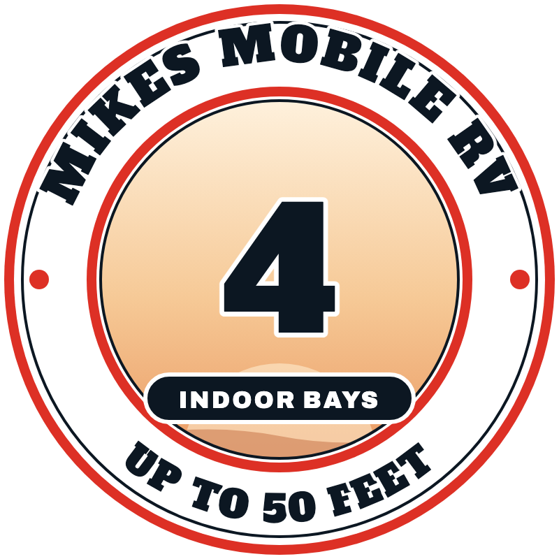 4 indoor bays up to 50 feet